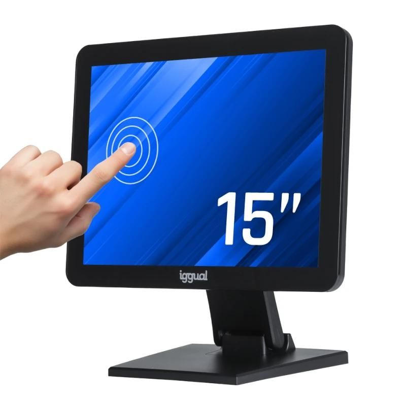 Moniteur iggual táctil capacitivo 15" VGA HDMI USB