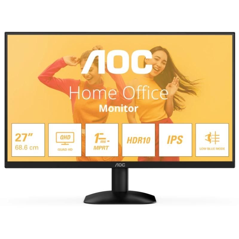 Moniteur AOC Q27B35E Monitor 27" IPS QHD 1ms DP HDMI
