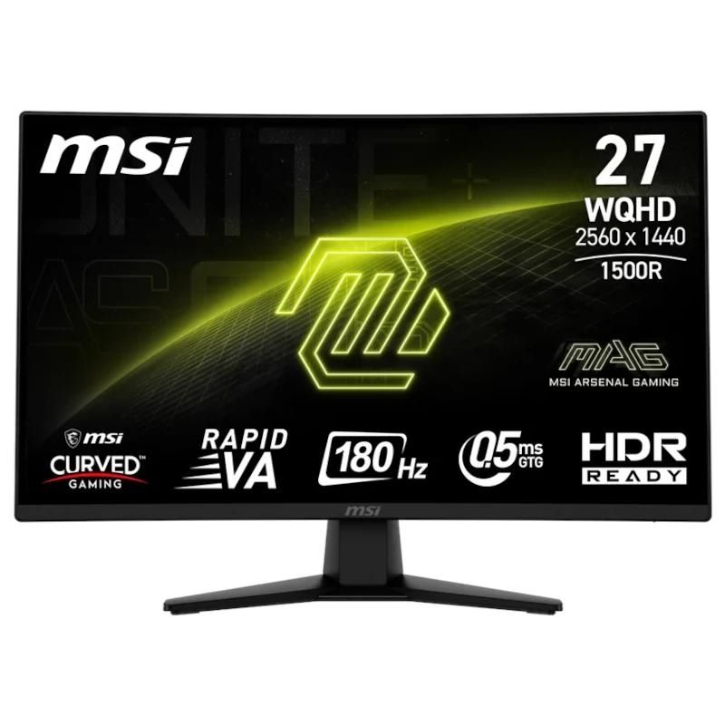 Moniteur MSI MAG274CQF Monitor 27" WQHD 180hz curv