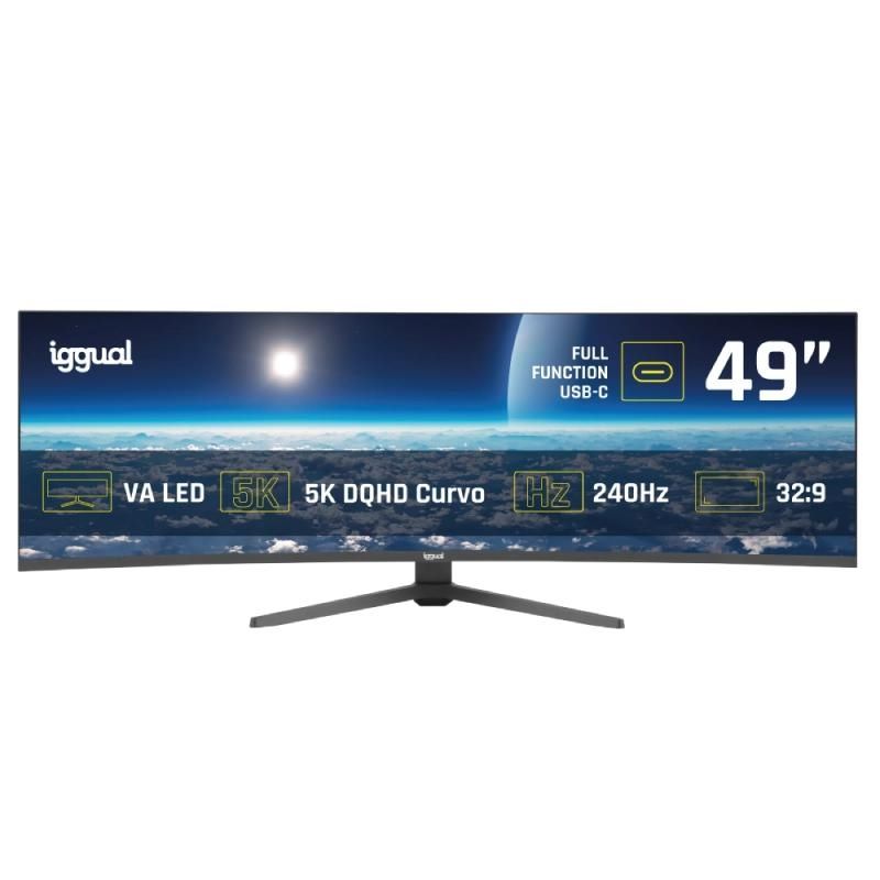 Moniteur iggual 49" 5K DQHD 1ms 240Hz MM AA Curvo