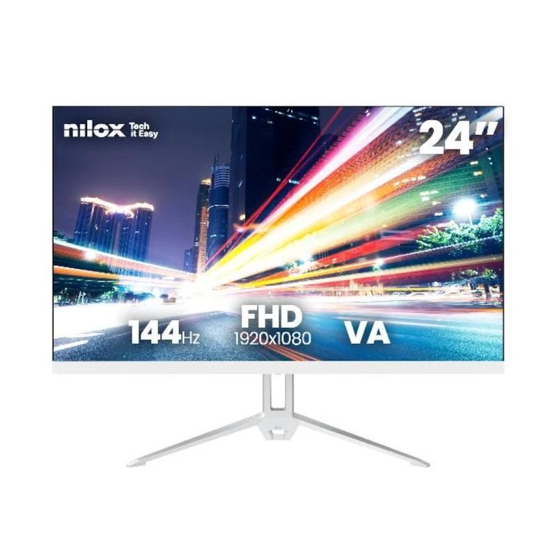 Moniteur NILOX NXM24FHD14411W Monitor 24" FHD VA 144Hz Blan