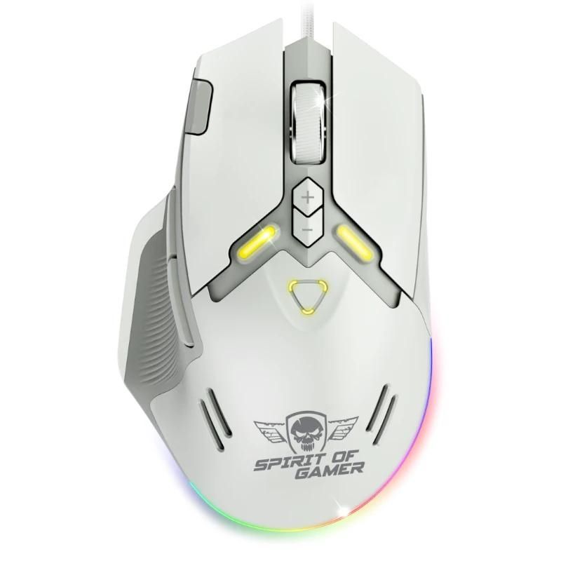 Souris SPIRIT OF GAMER Elite M60 blanc RGB