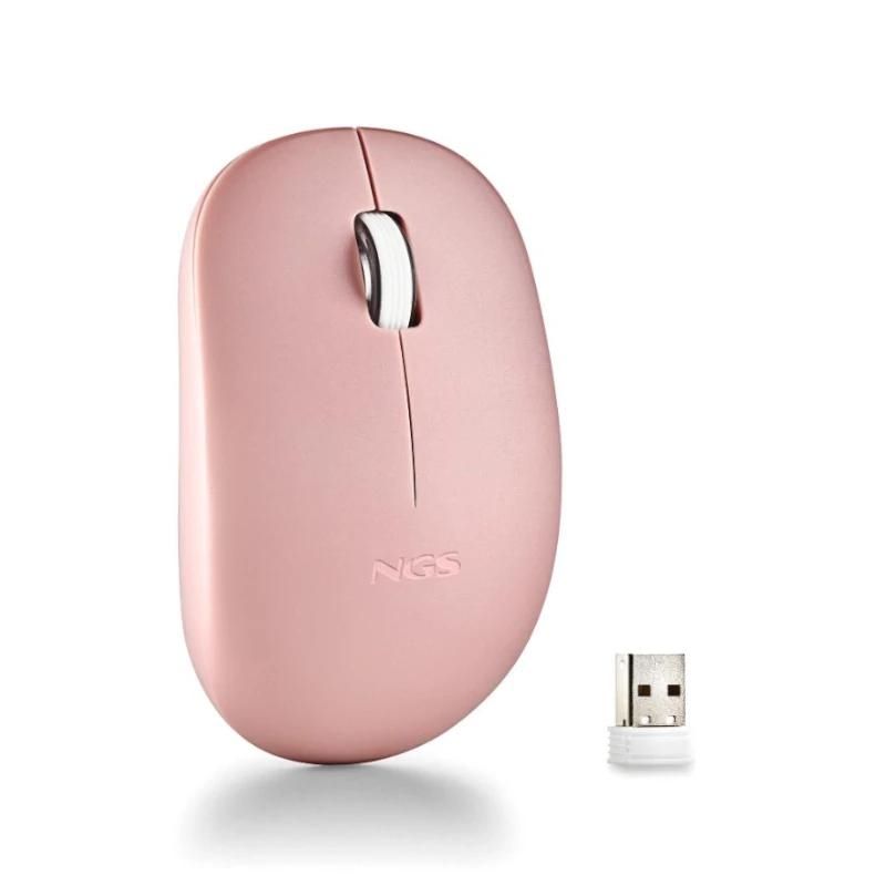 Ratolí NGS Fogpro Inalambrico rosa