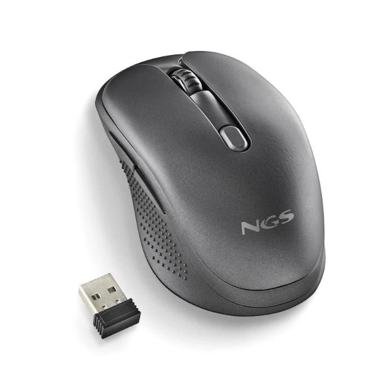 Ratón NGS Evojot inalambrico recargable USB-A