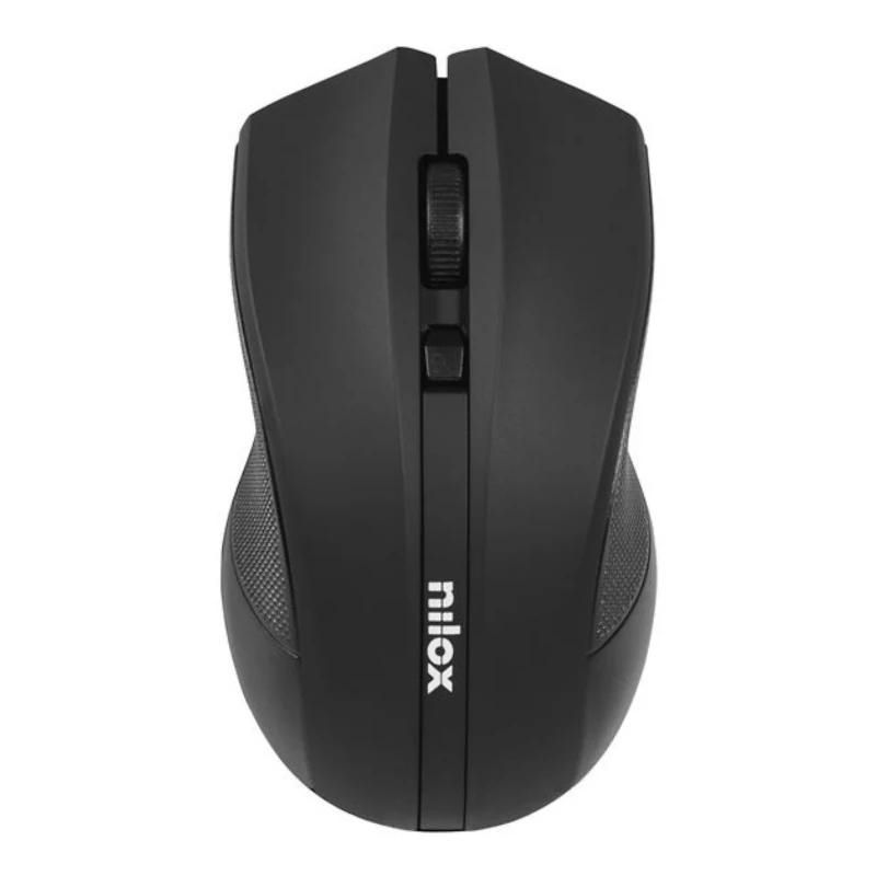 Ratón NILOX MOWI1001 Inalámbrico Amb.1600DPI Negro