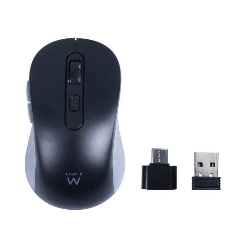 Ratón Ewent EW3204 Ratón inalámbrico 2.4GHz click silen