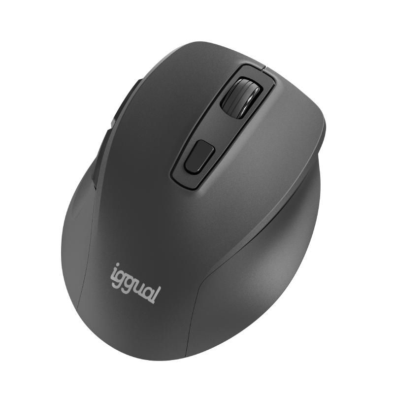 Ratón iggual inalámbrico ERGO-SILENT-6D 1600DPI