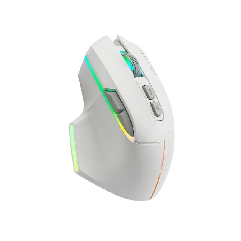 Ratón Mars Gaming Inalam. TRI-MODO 12000DPI White