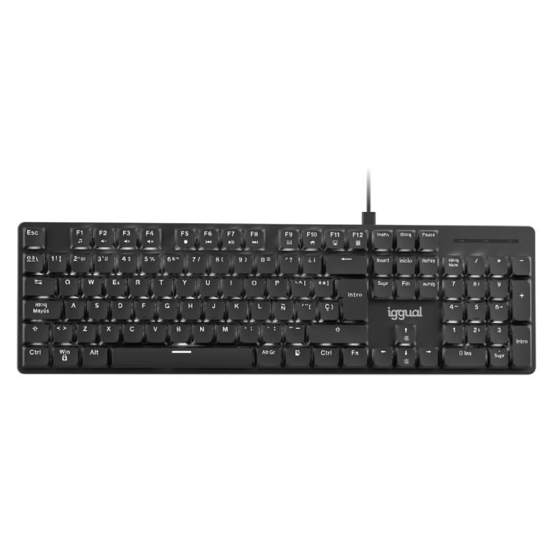 Clavier iggual USB mecánico CK-MECHA-105T noir