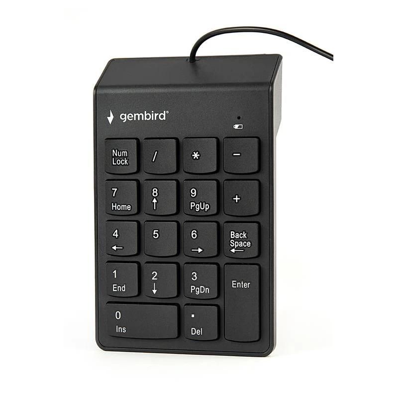 Clavier GEMBIRD Numérico por cable USB noir