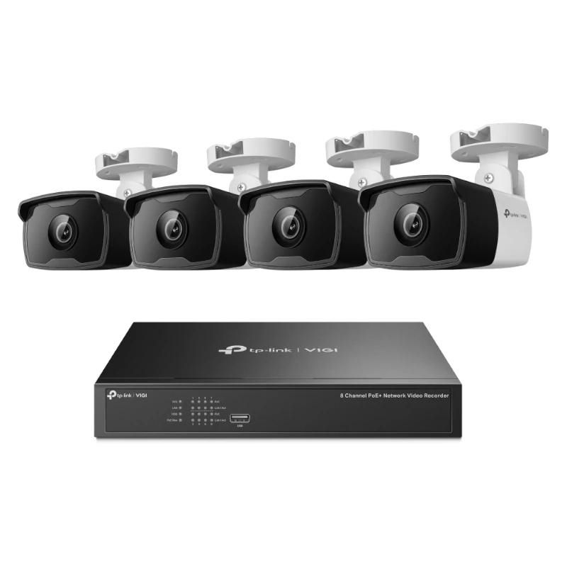 Enregistreur vidéo TP-LINK VIGI KIT Camaras Bullet NK8P IPC+08 Channel PoE