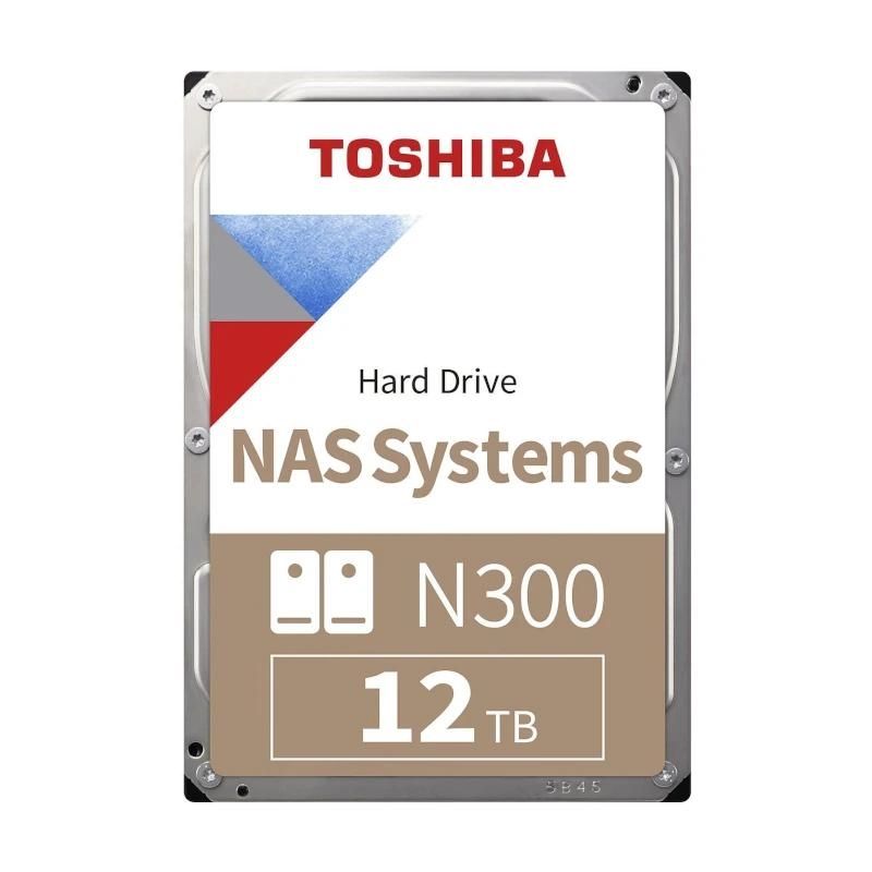 Disque dur Toshiba N300 NAS HDD 12TB 3.5" SATA 6Gb-s 7200rpm