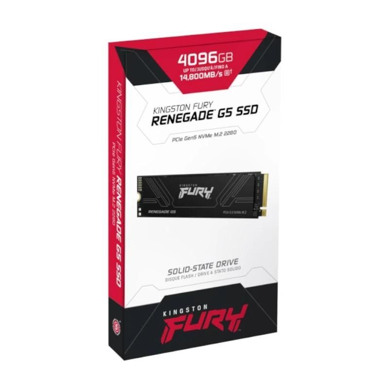 Disco SSD Kingston Fury Renegade G5 SSD 4TB PCIe5.0 14200M-s