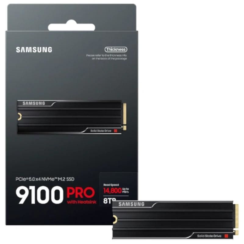 Disco SSD Samsung 9100 PRO HS SSD 8TB PCIe 5.0 14800 MB-s