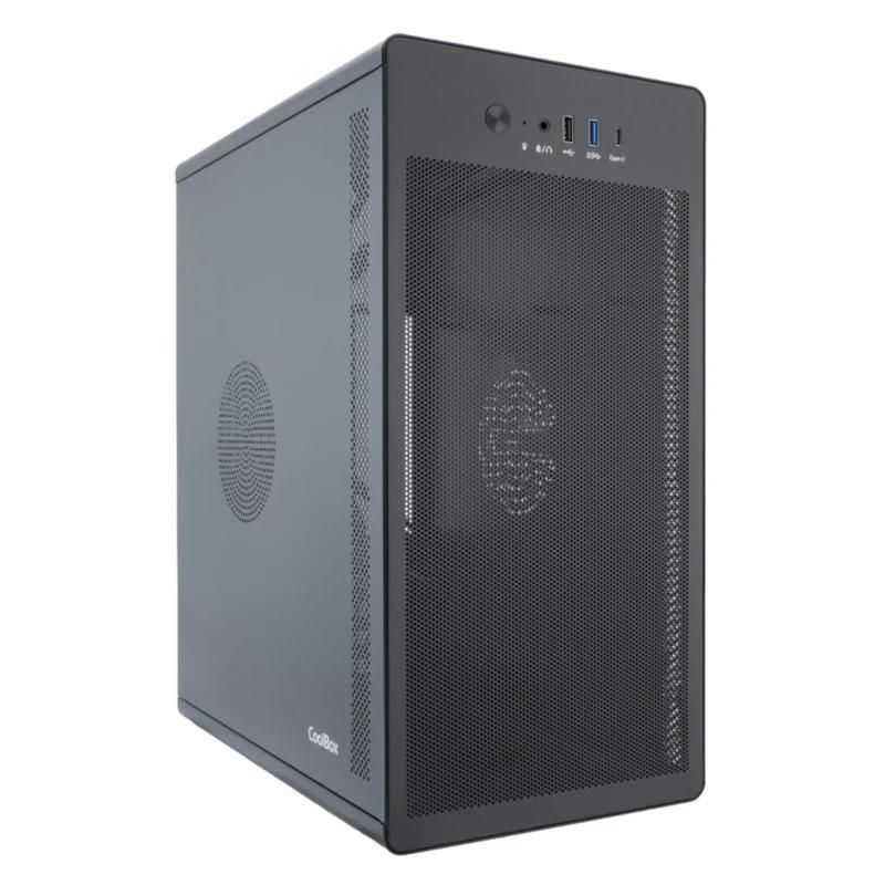 Caixa per a ordinador CoolBox Matx M100 USB-C 3.2 G1 F.Metal S/Fte