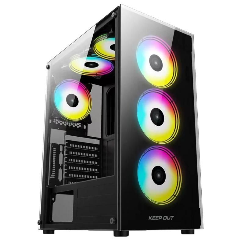 Caixa per a ordinador KEEP OUT Atx XC-210 Usb 3.0 Glass Black