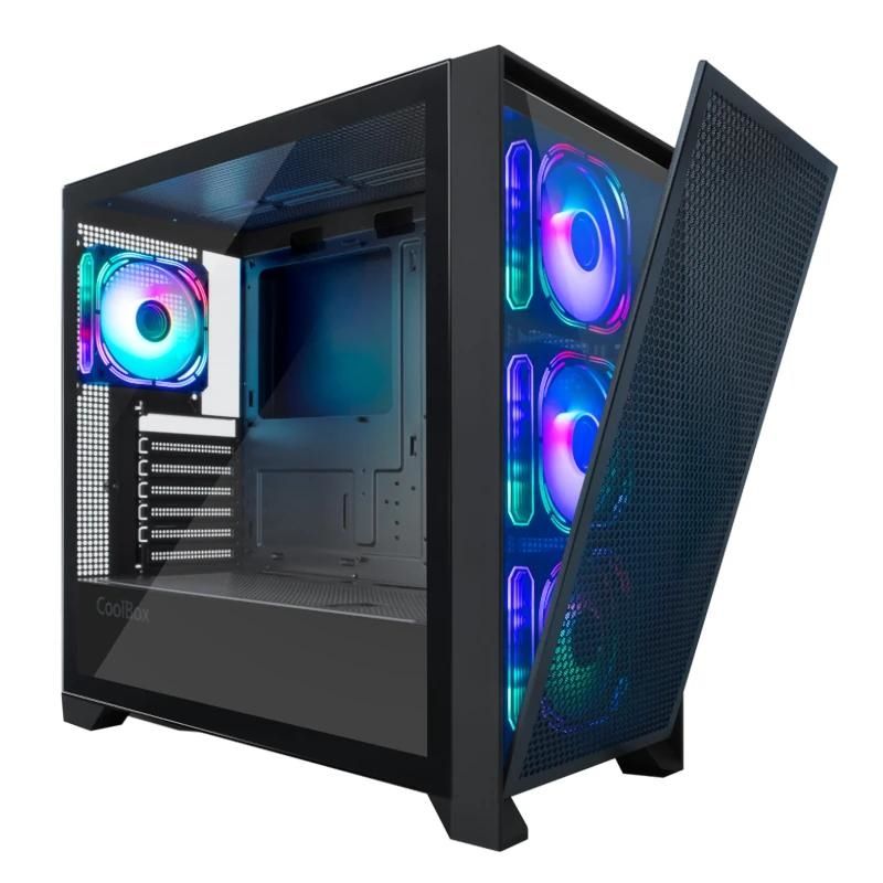 Caixa per a ordinador CoolBox Gaming ATX GE-2000 DualView Sin Fuent