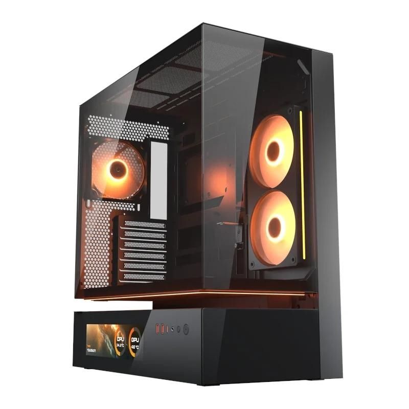 Caixa per a ordinador Cougar Semitorre CFV235 Vision Black