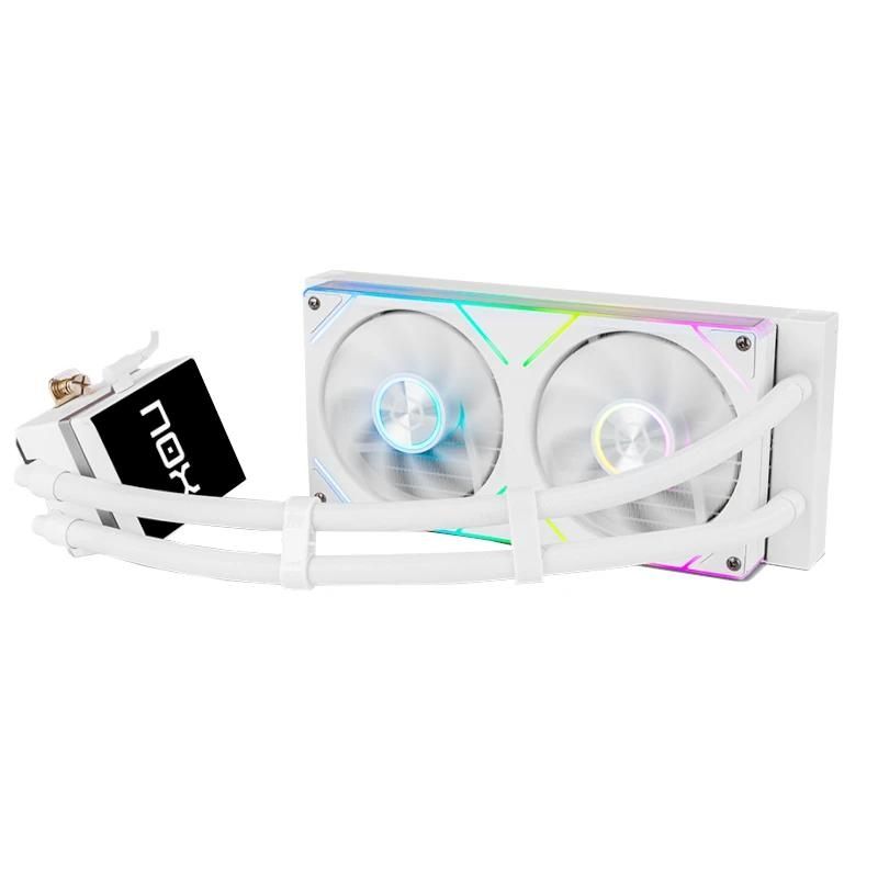 Refrigeración para ordenador NOX HUMMER Kit RL M-240 LCD Mag. ARGB Blanco