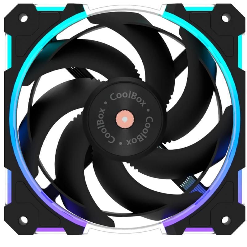 Refroidissement pour ordinateur CoolBox Gaming Ventilador X12 PWM Aux 12Cm ARGB