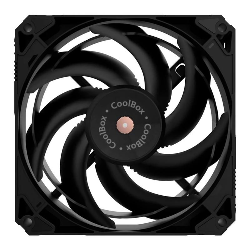 Refroidissement pour ordinateur CoolBox Gaming Ventilador V12 PWM AUX 12Cm noir