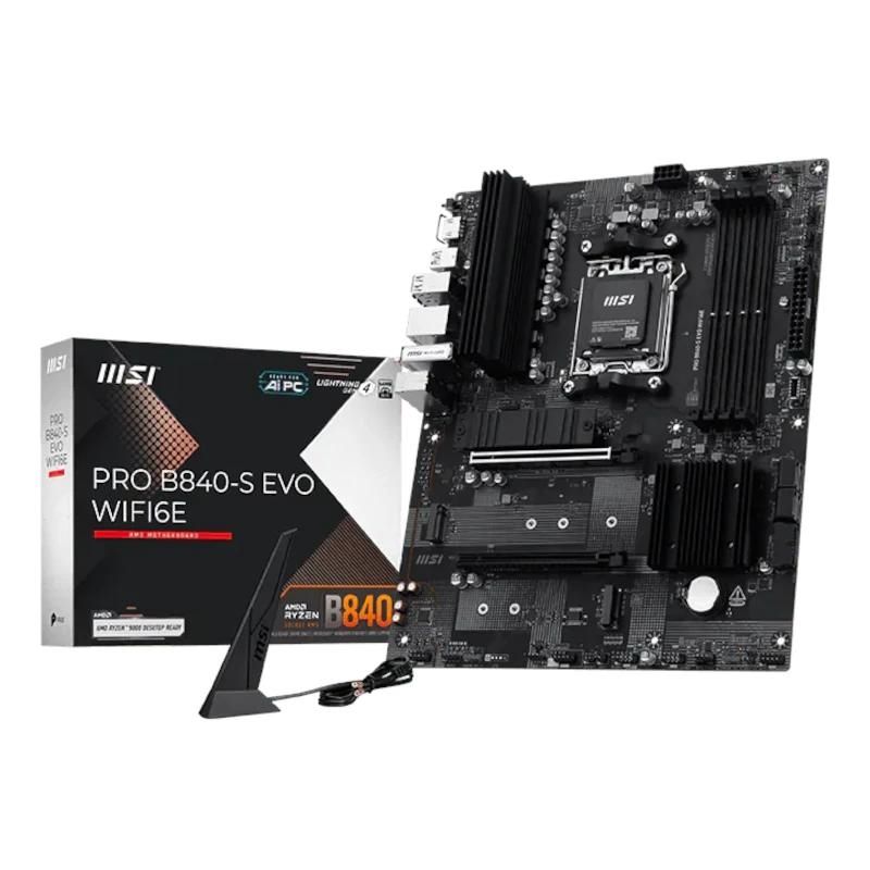 Placa base MSI PRO B840-S EVO WIFI6E DDR5 mATX