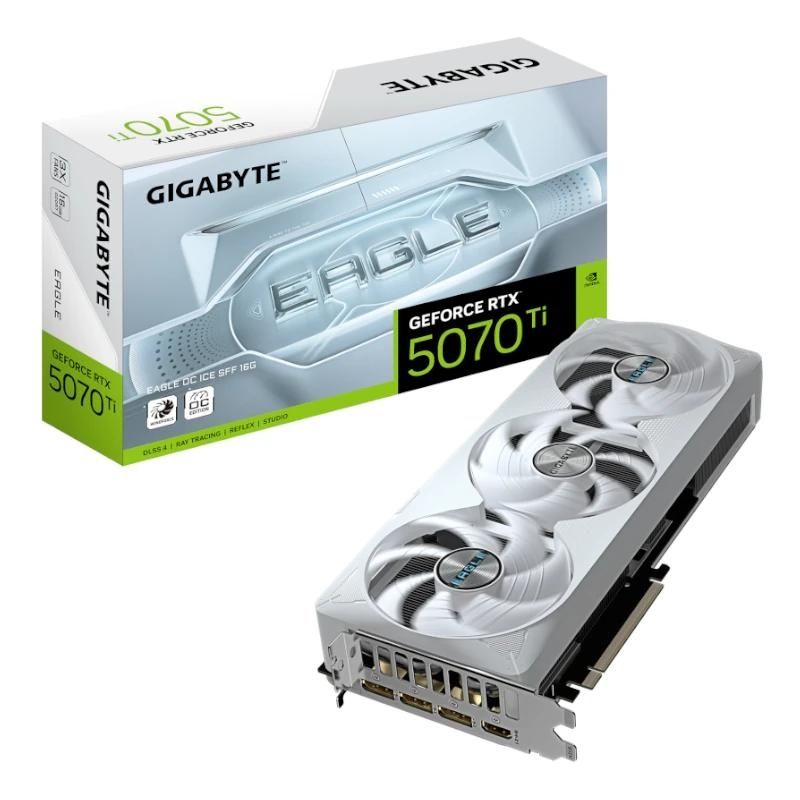 Carte graphique Gigabyte NVIDIA RTX 5070 Ti EAGLE OC ICE 16DDR