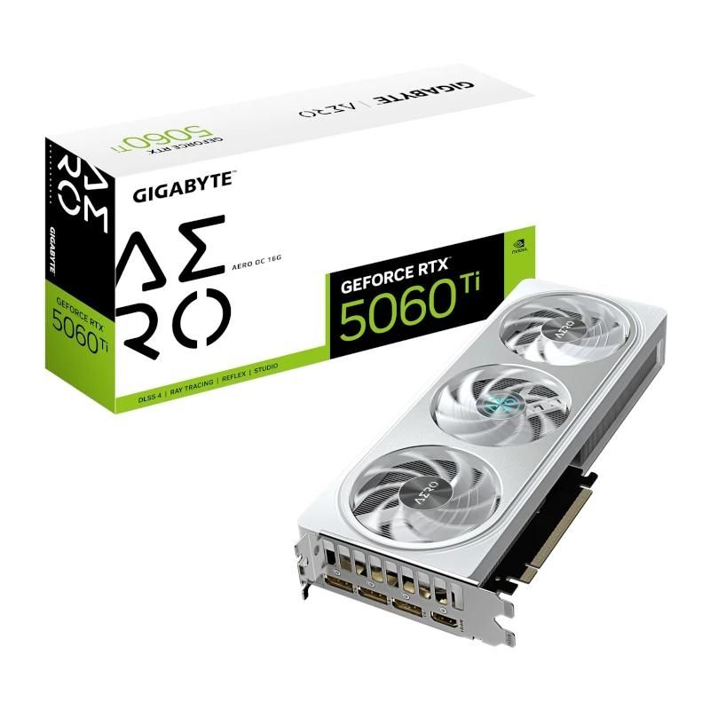 Carte graphique Gigabyte NVIDIA RTX 5060 TI AERO OC 16GB DDR7