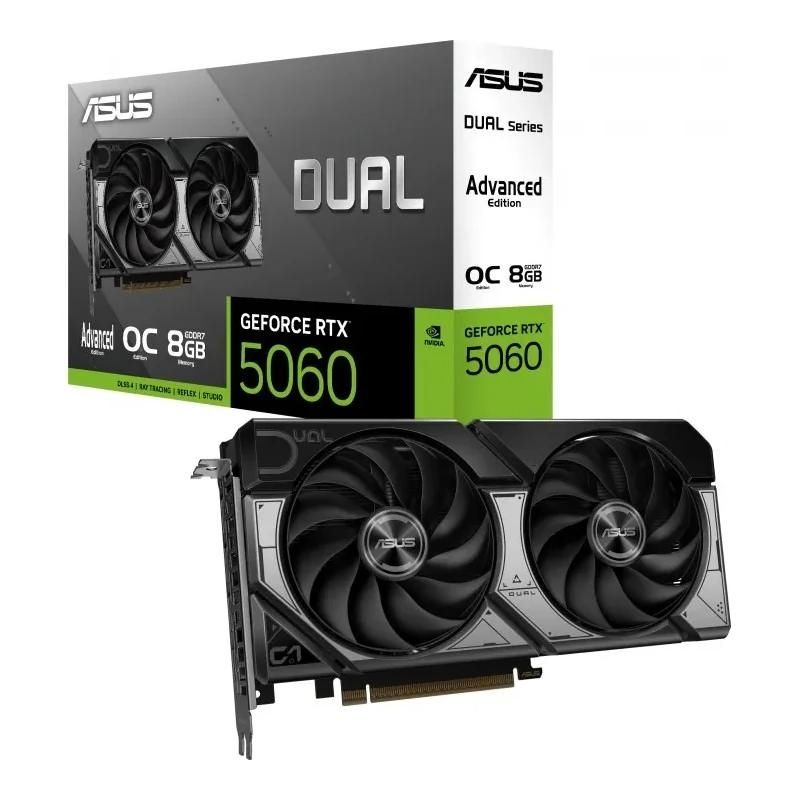 Graphics card Asus NVIDIA DUAL RTX 5060 O8G-A 8GB DDR7