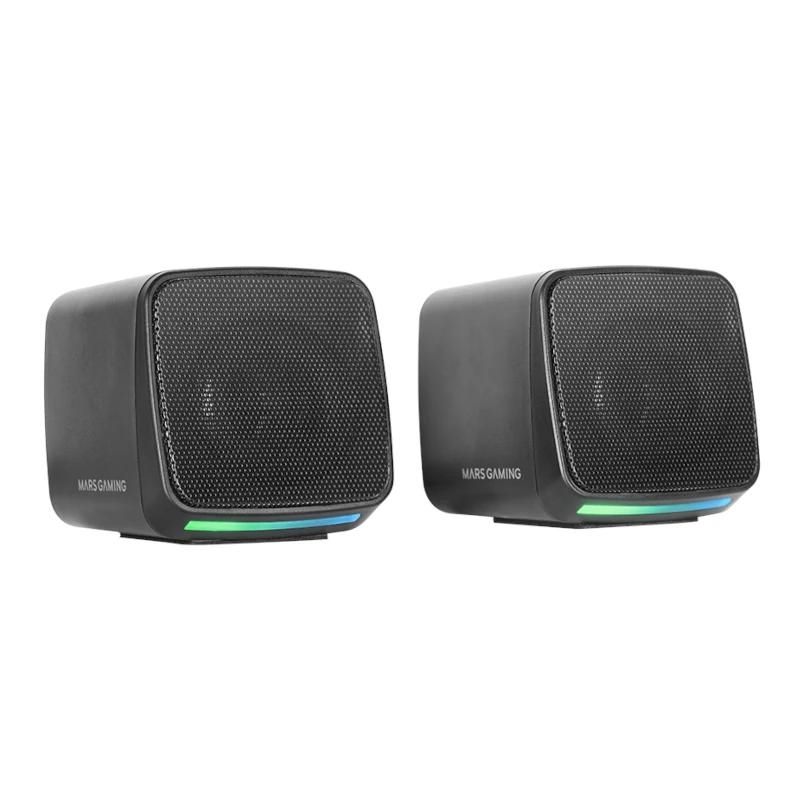 Mars Gaming MS-PRO Altavoces RGB Flow 10 W Negro