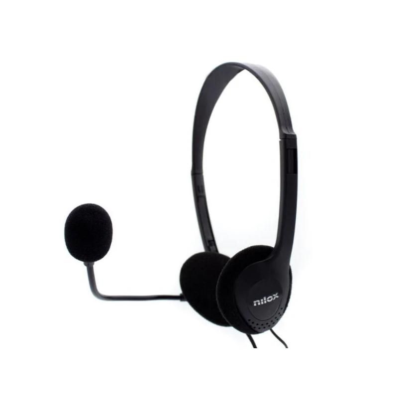 Auriculars amb micròfon NILOX NXCM0000004 Doble Jack negre
