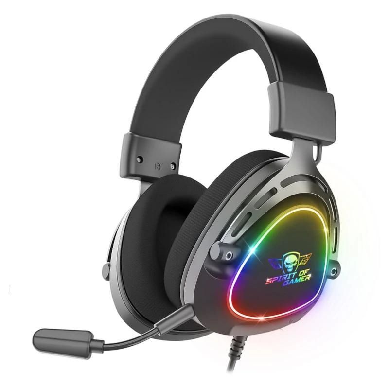 Auriculares con micrófono SPIRIT OF GAMER Elite H-40 Negro