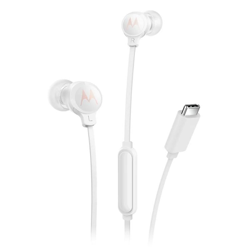 Casque avec microphone MOTOROLA Earbuds 3C-S White In-ear Wired
