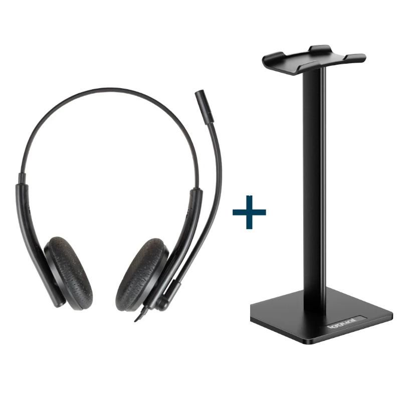 Casque avec microphone iggual Kit auriculares ENC3030 + soporte SA22