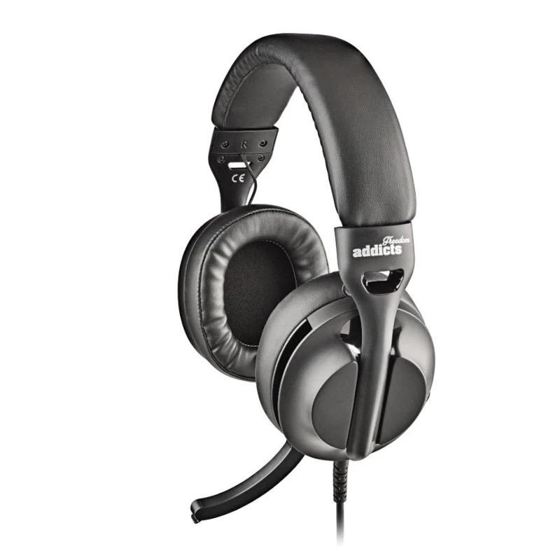 Auriculars amb micròfon NGS Cable USB-C Control Vol. negre