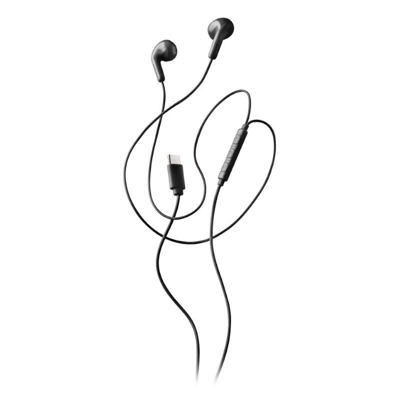 Casque avec microphone NGS Intraural noir Micro USB-C