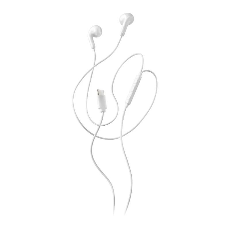 Auriculars amb micròfon NGS Intraural blanc Micro USB-C