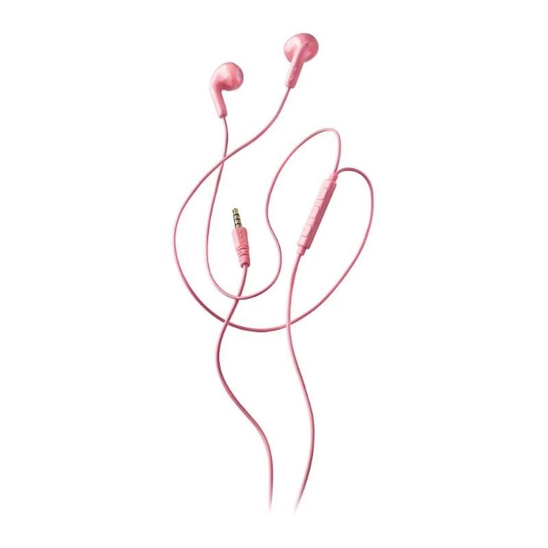 Auriculars amb micròfon NGS rosa Estéreo Cable JACK 3.5 Mm