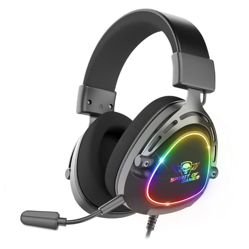 Casque avec microphone SPIRIT OF GAMER Elit H50 RGB PC/PS/XB/SW