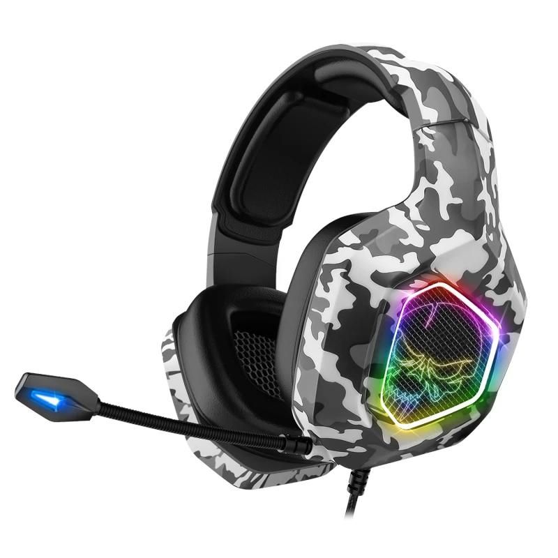 Casque avec microphone SPIRIT OF GAMER Elite-H50 RGB Artic