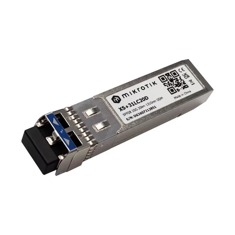 Dispositivo de red Mikrotik XS+31LC20D Modulo SM 1/10/25G 20Km