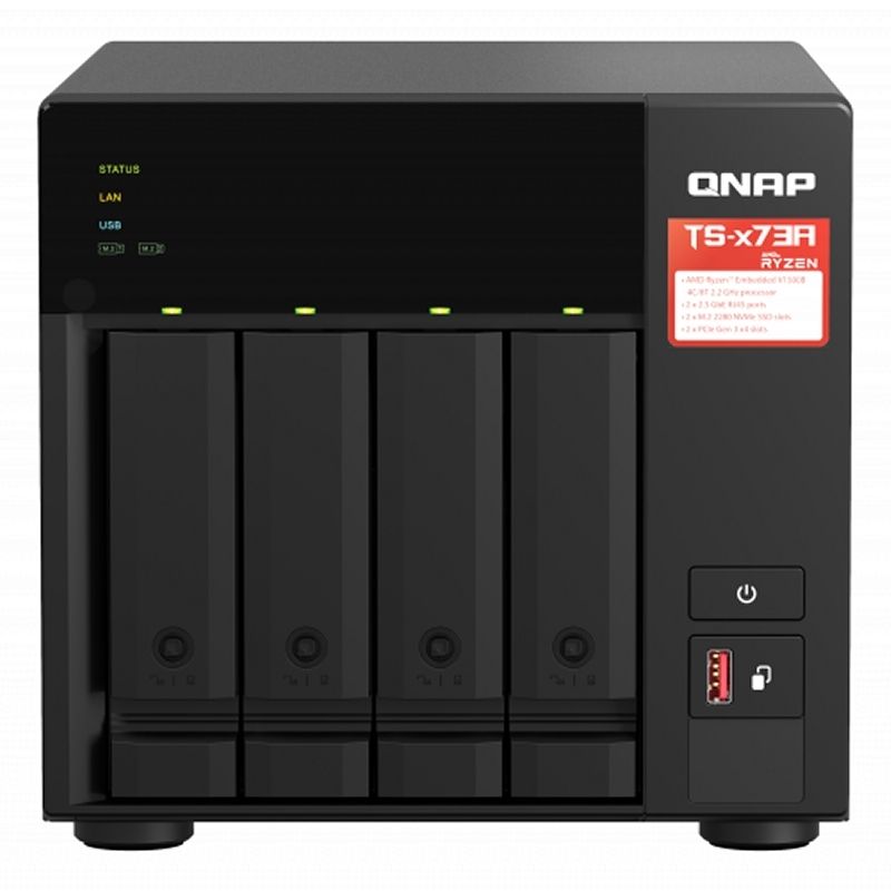 Produit de stockage QNAP TS-473A-8G NAS 4XHDD-Bay 2x2.5GbE 4xUSB
