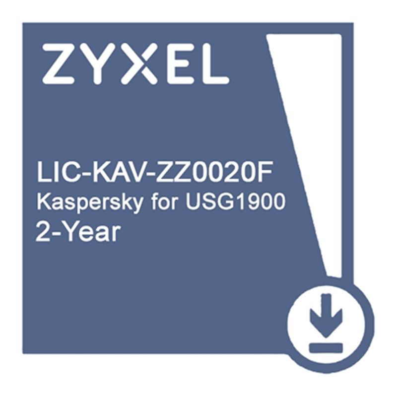Licence de sécurité ZyXEL USG1900 Karpersky 2 Años