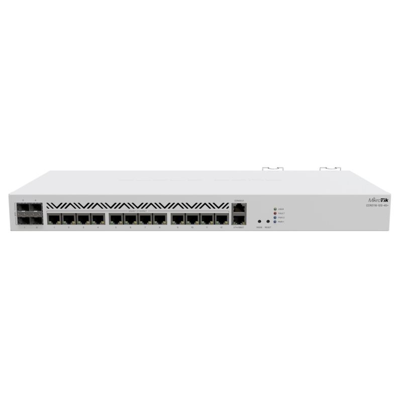 Encaminador Mikrotik CCR2116-12G-4S+ Router 12xGbE 4xSFP+10Gb
