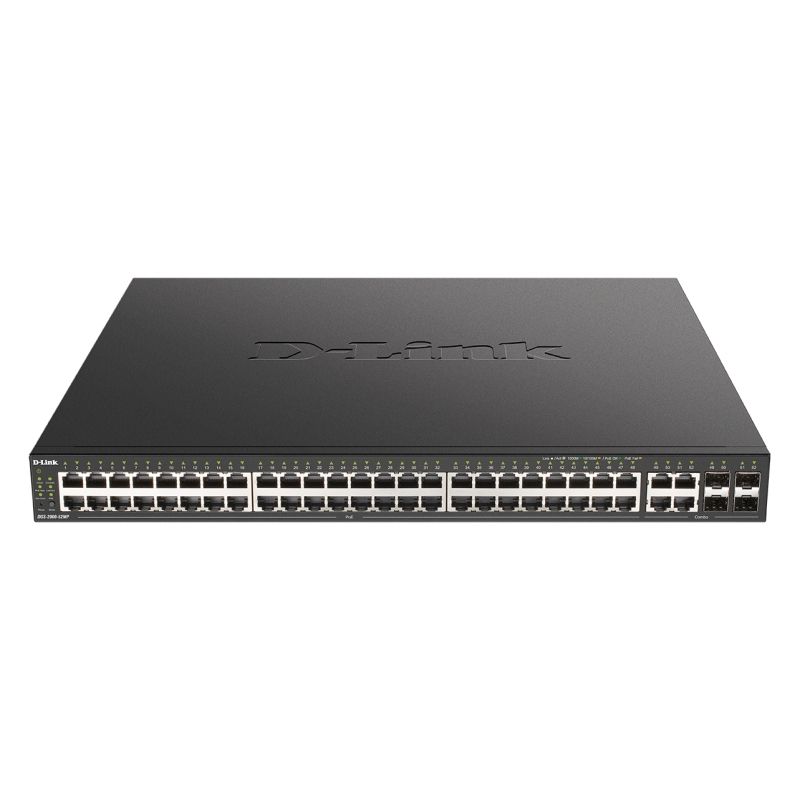 Commutateur réseau D-Link DGS-2000-52MP Switch L2 48xGB PoE 4xGbE/SFP