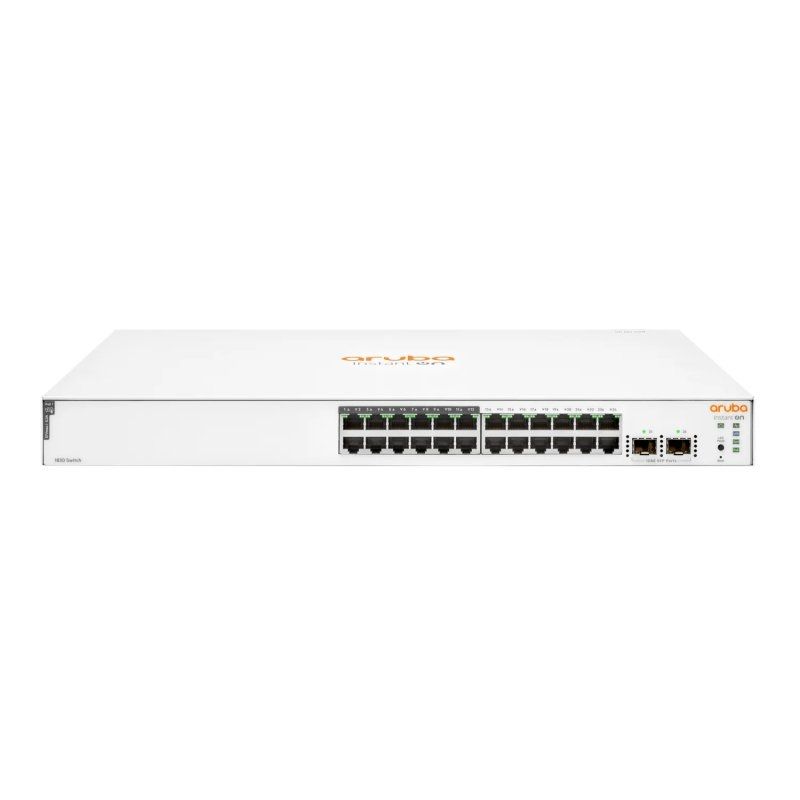 Commutateur réseau HPE ARUBA HPE NW IOn 1830 24xGbE 12 PoE 2xSFP 195W Swi
