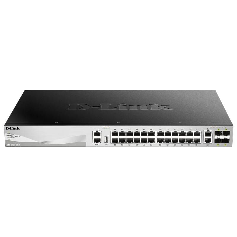 Commutador de xarxa D-Link DGS-3130-30S/E Switch L3 24xSFP 4xSFP+ 2x