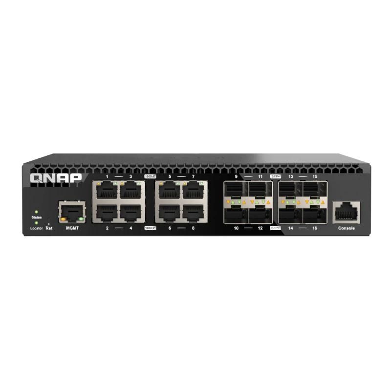 Commutador de xarxa QNAP QSW-M3216R-8S8T Switch 8x10GbE SFP+ 8x10GbE