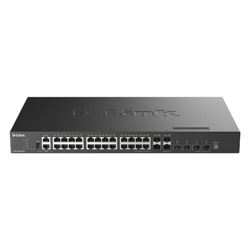Commutador de xarxa D-Link DXS-3410-32XY Switch L3 24x10G 4x10G SFP+