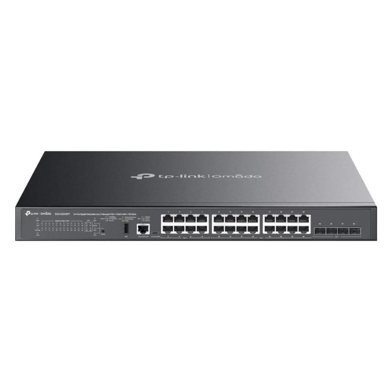 Commutateur réseau TP-LINK SG5428XMPP Switch L3 16xG PoE+ 8xG PoE++